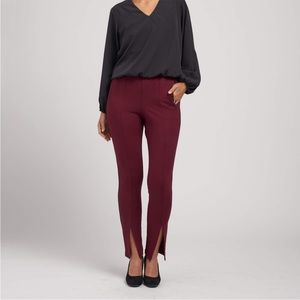 Universal Standard front slit ponte pants